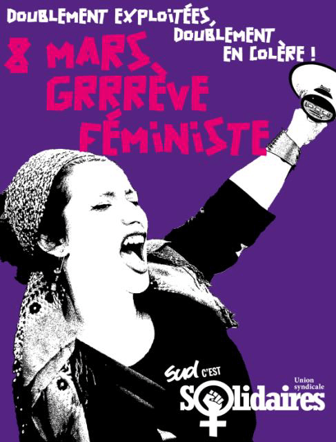 MERCREDI 8 MARS GREVE FEMINISTE
